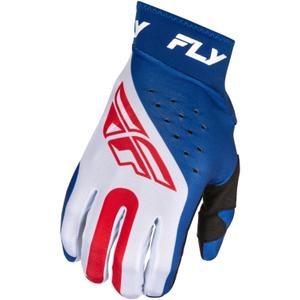 Guanti da motocross FLY Racing ProLite rosso-bianco-blu