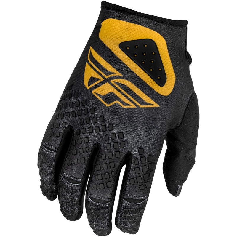 Guanti da motocross FLY Racing Kinetic Center nero-oro