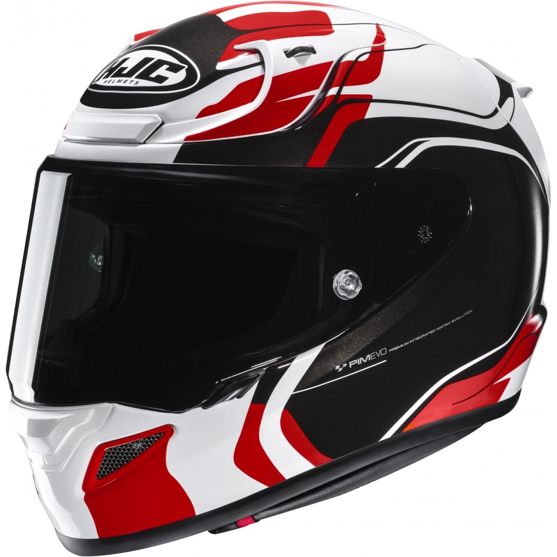 Casco integrale da moto HJC RPHA 12 Lawin bianco-rosso-nero Saldi