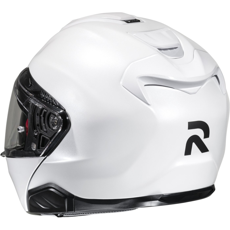Casco da moto flip-up HJC RPHA 91 Solid bianco perla