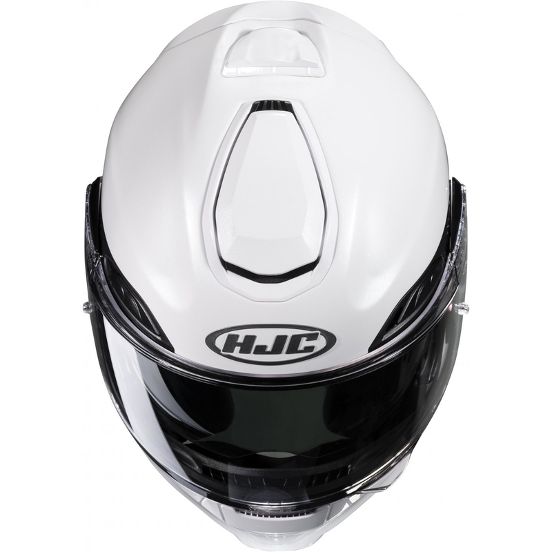 Casco da moto flip-up HJC RPHA 91 Solid bianco perla