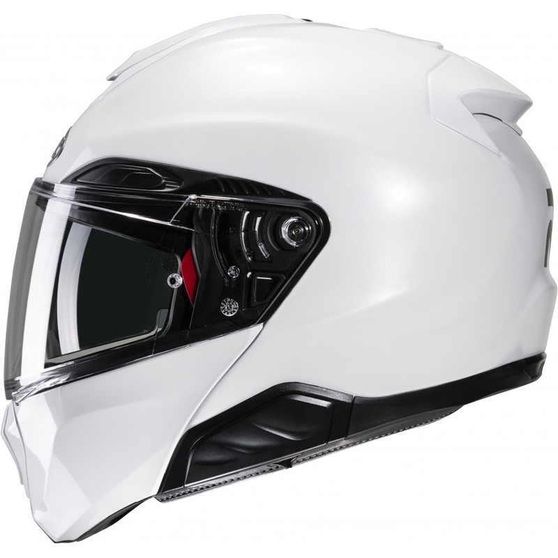 Casco da moto flip-up HJC RPHA 91 Solid bianco perla