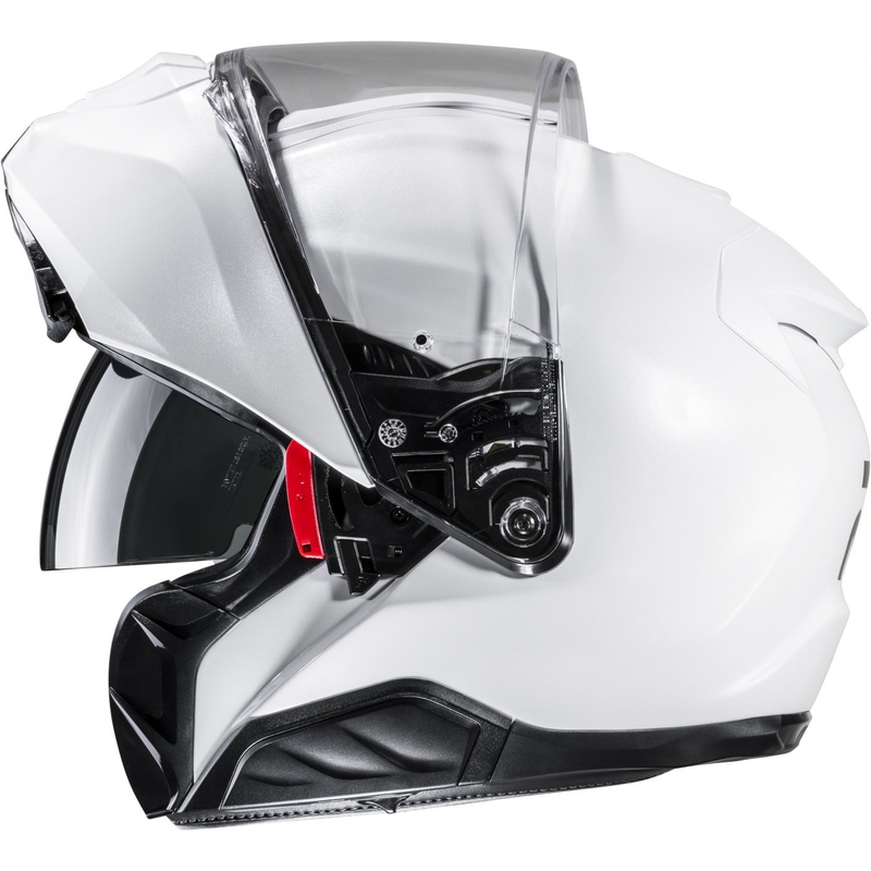 Casco da moto flip-up HJC RPHA 91 Solid bianco perla
