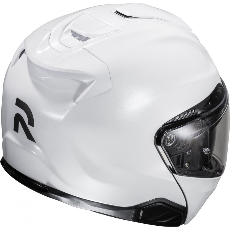 Casco da moto flip-up HJC RPHA 91 Solid bianco perla