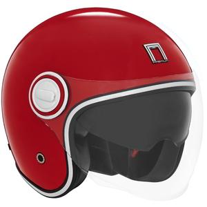Casco moto jet NOX PREMIUM Heritage rosso