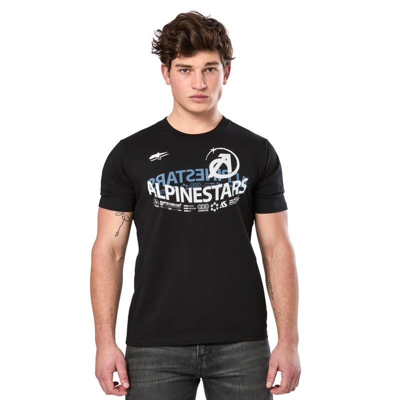 Maglietta Alpinestars Semicercle CSF nera