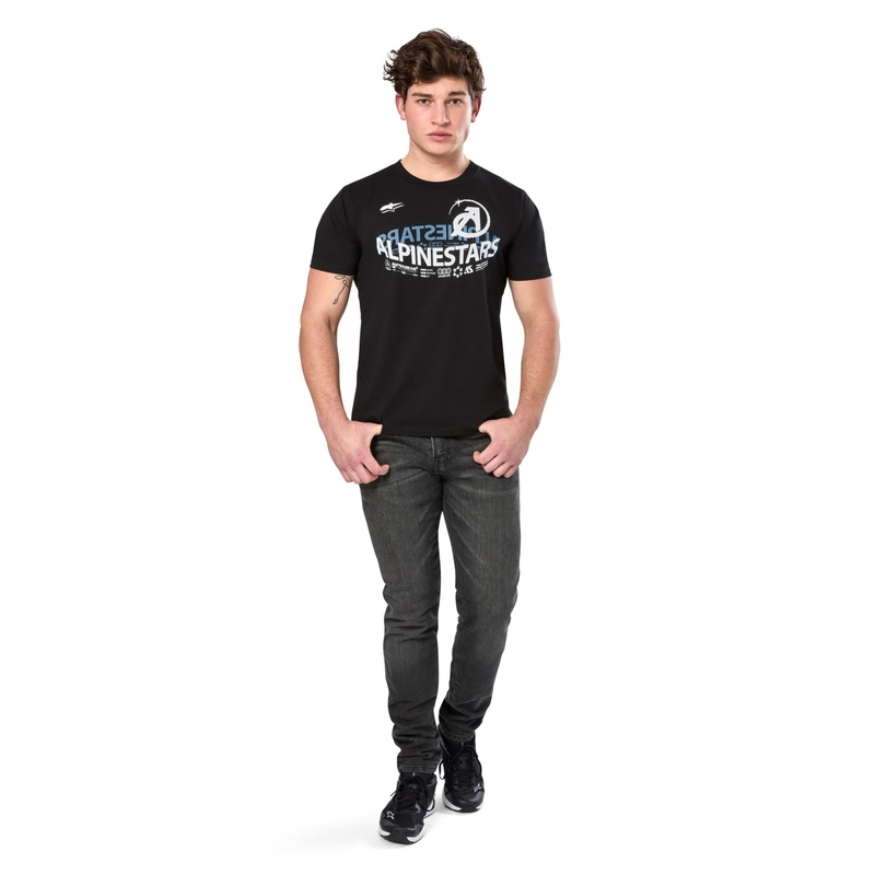 Maglietta Alpinestars Semicercle CSF nera