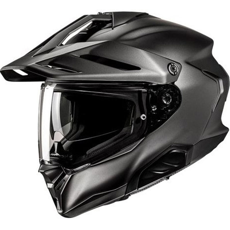 Casco moto enduro HJC RPHA 60 Solid Semi piatto titanio