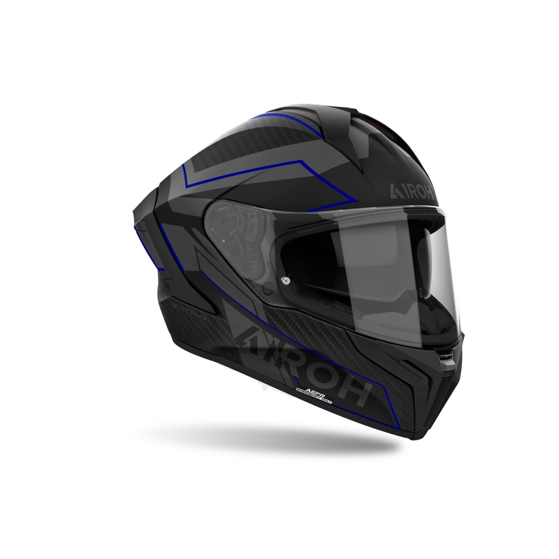 Casco integrale da moto Airoh MATRYX Sentinel blu opaco