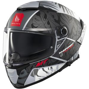 Casco moto integrale MT Thunder 4 SV Rainforest nero opaco-bianco