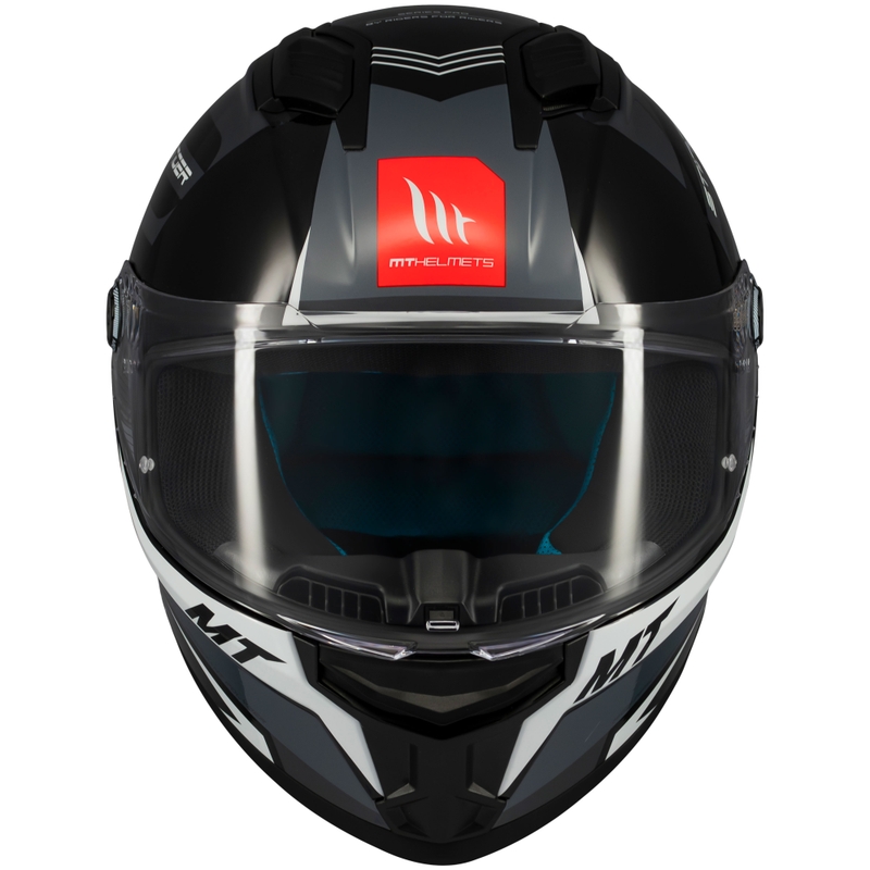Casco moto integrale MT Stinger 2 Tron nero-grigio