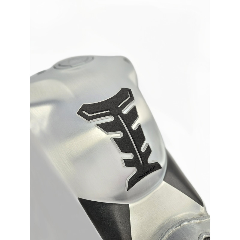 Adesivo serbatoio carburante Stampa Nero nero-grigio