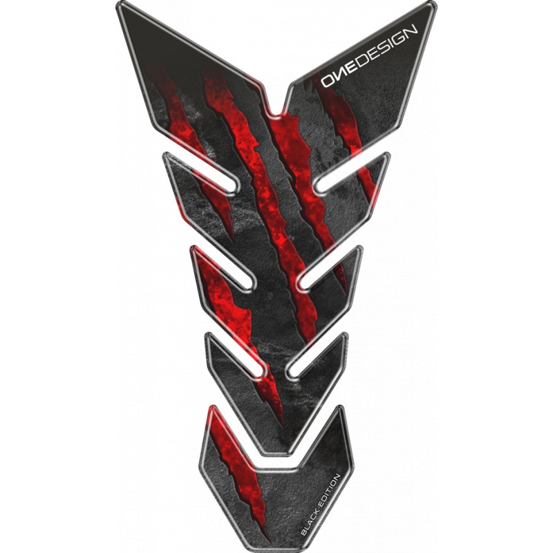 Adesivo serbatoio carburante Stampa Black edition - Lava