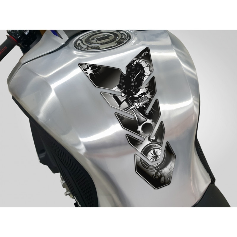 Adesivo serbatoio carburante Stampa Black edition - Tachimetro