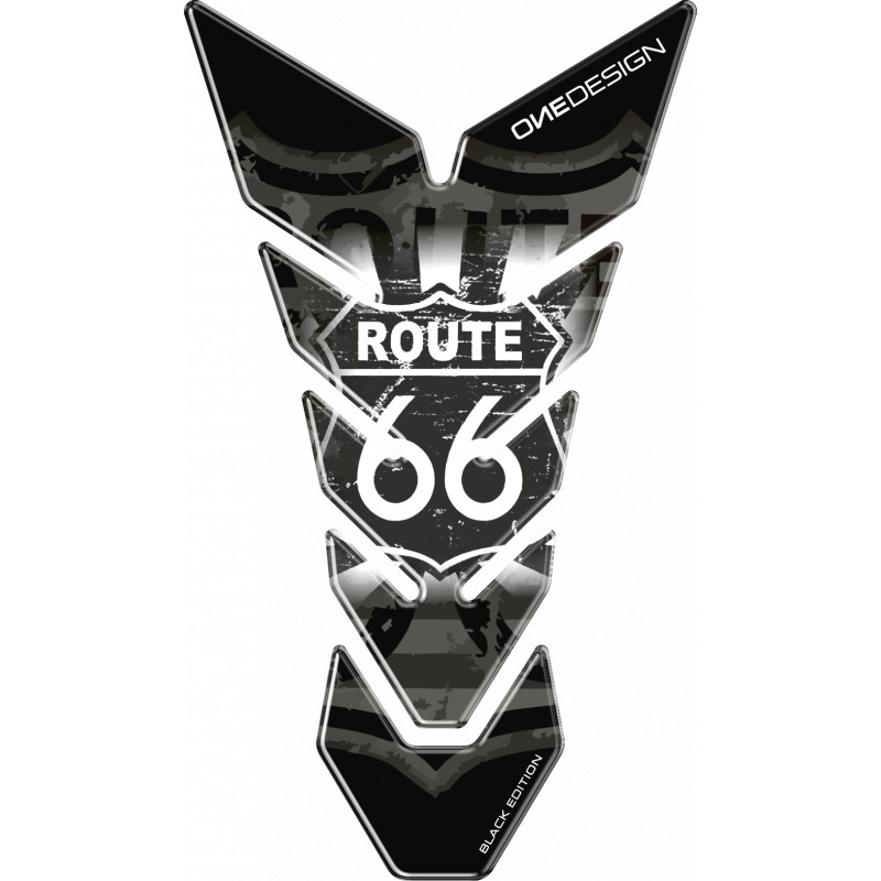 Adesivo serbatoio carburante Stampa Black edition - Route 66