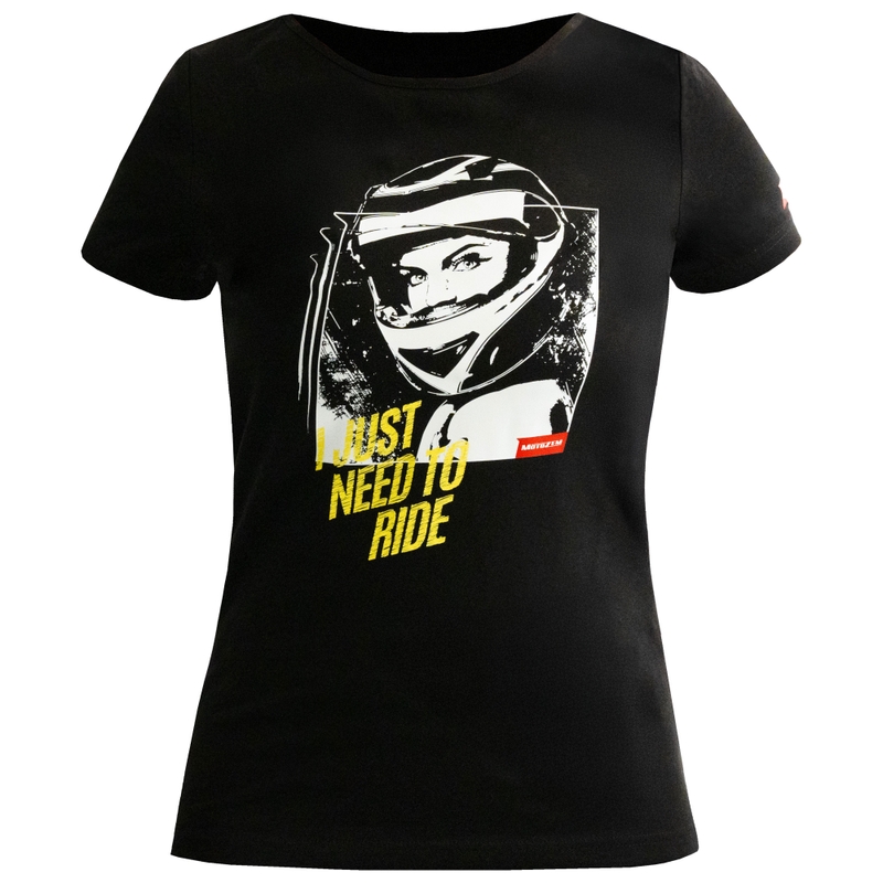 Maglietta da donna MotoZem Girl nera