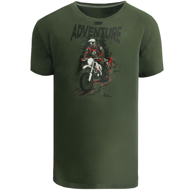 Maglietta Motozem Adventure verde