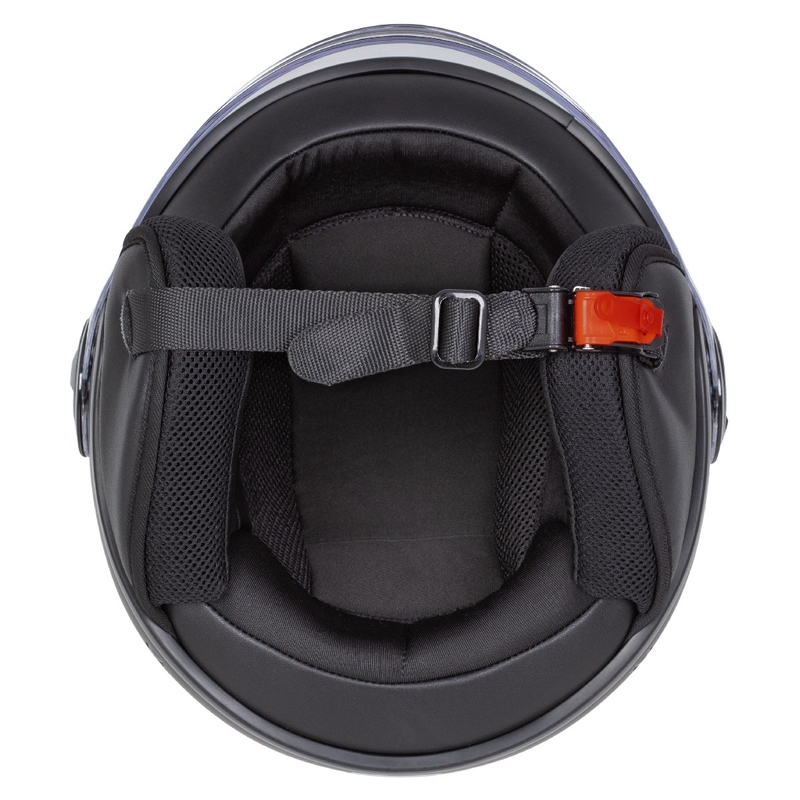 Casco jet ZED C35 rosa-nero
