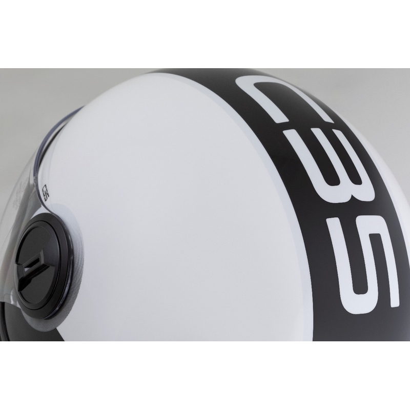 Casco jet ZED C35 bianco-nero
