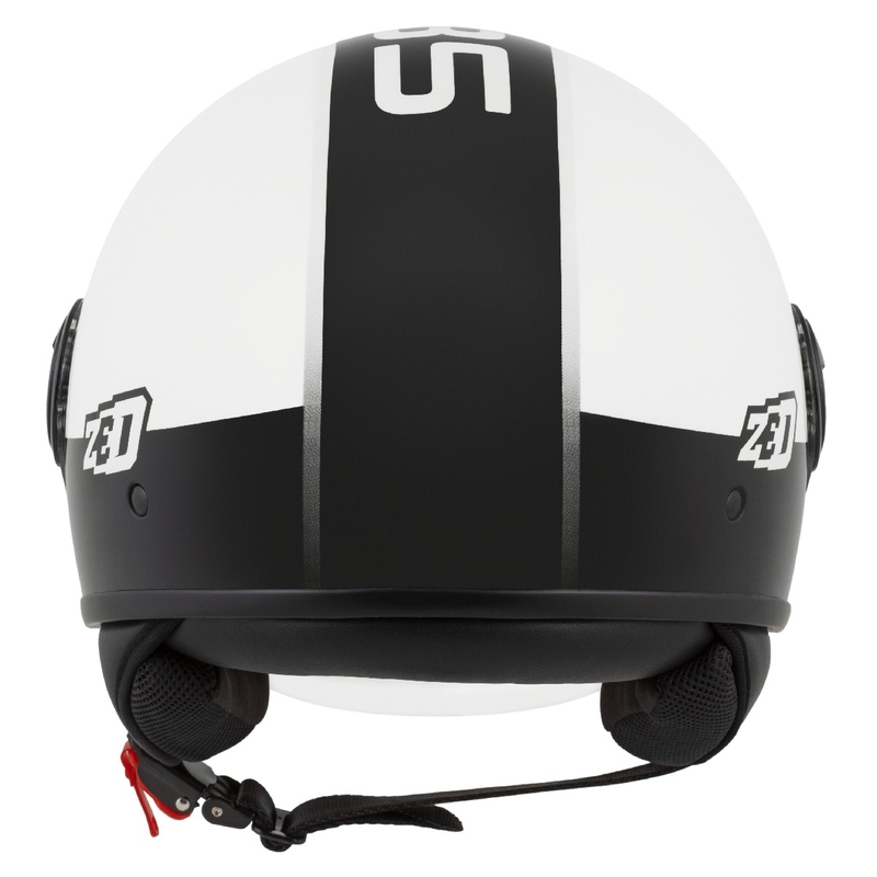 Casco jet ZED C35 bianco-nero