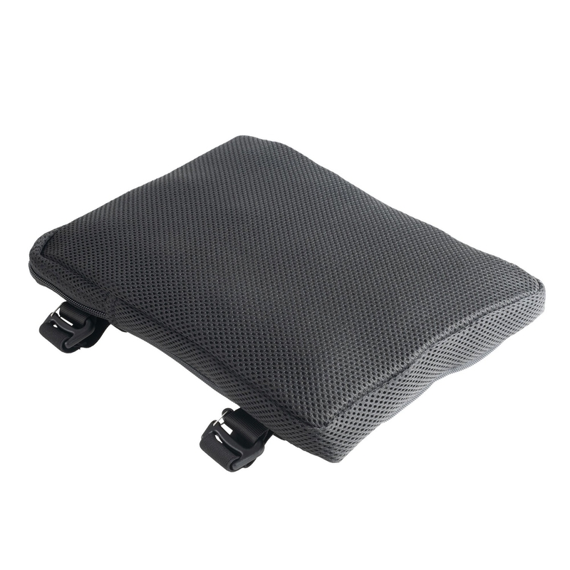Oxford Air Seat Pillion e cuscino gonfiabile nero Enduro sopra il sedile del passeggero