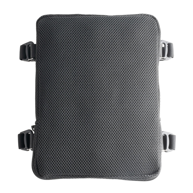 Oxford Air Seat Pillion e cuscino gonfiabile nero Enduro sopra il sedile del passeggero