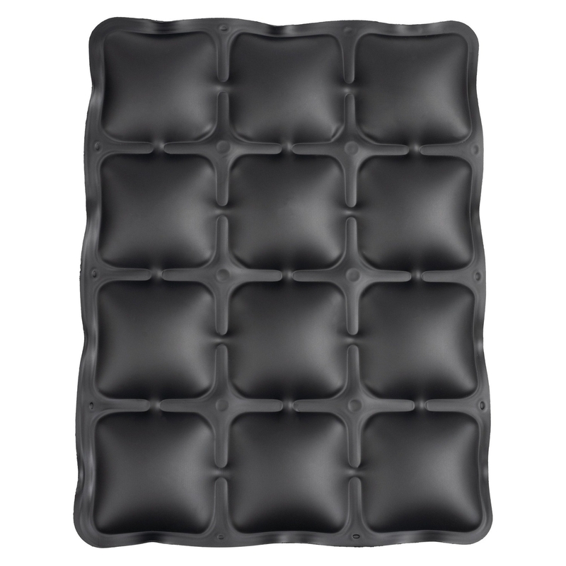 Oxford Air Seat Pillion e cuscino gonfiabile nero Enduro sopra il sedile del passeggero