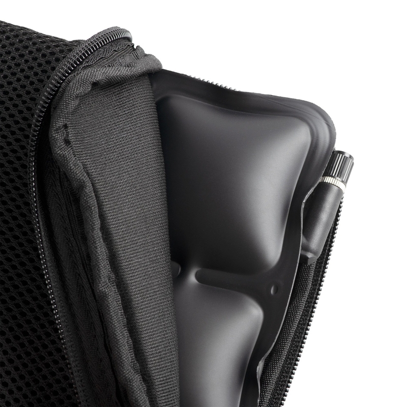 Oxford Air Seat Pillion e cuscino gonfiabile nero Enduro sopra il sedile del passeggero