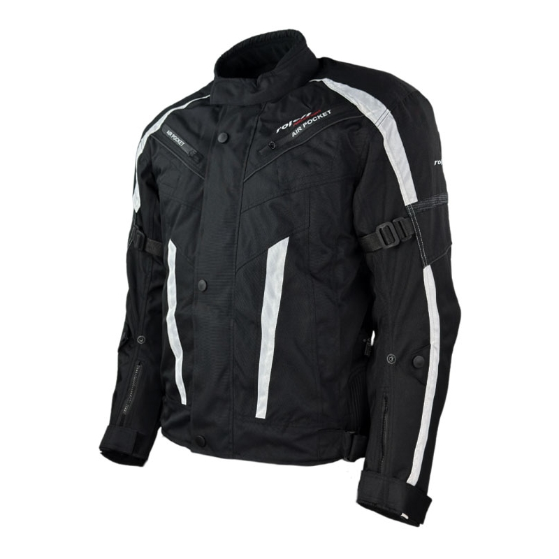 Giacca da moto Roleff Kodra RO546 nero-bianco