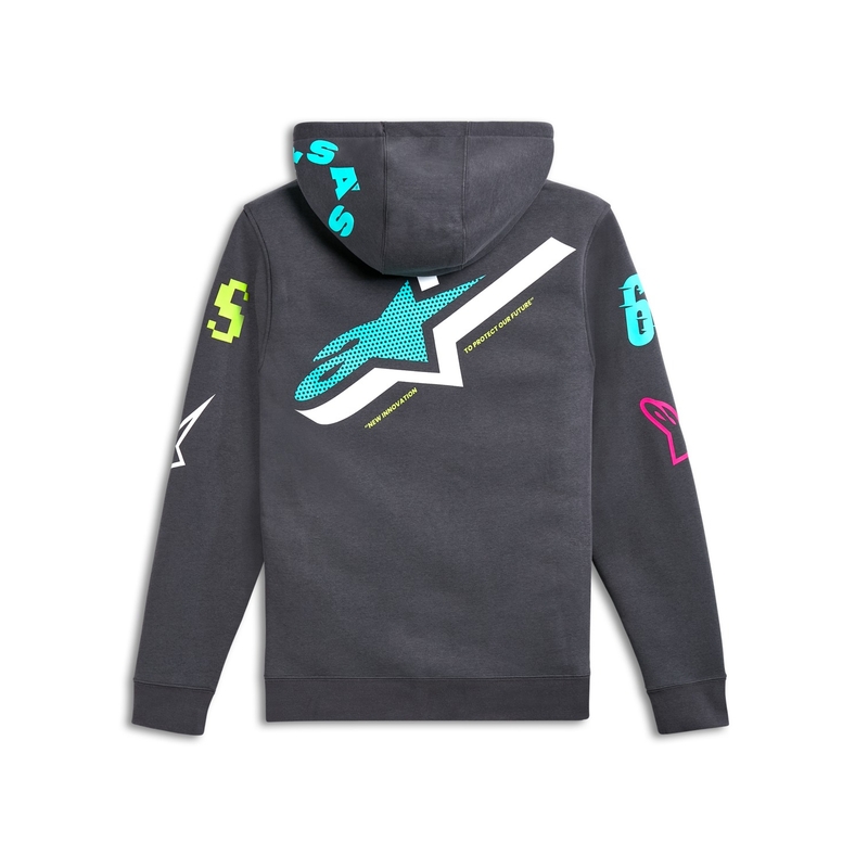 Felpa con cappuccio Alpinestars Varigate grigio scuro