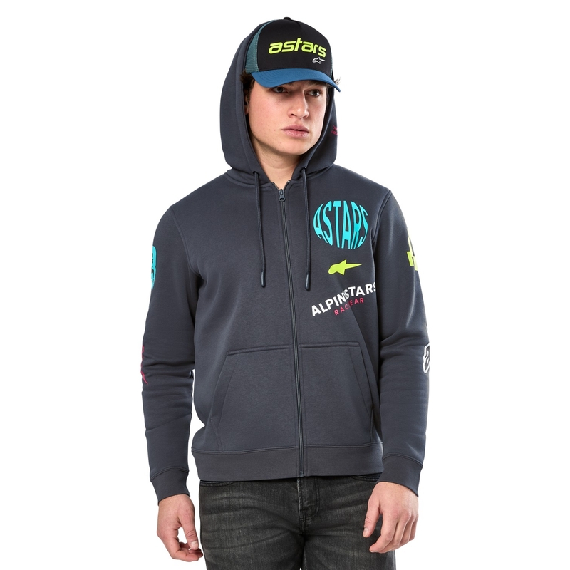 Felpa con cappuccio Alpinestars Varigate grigio scuro