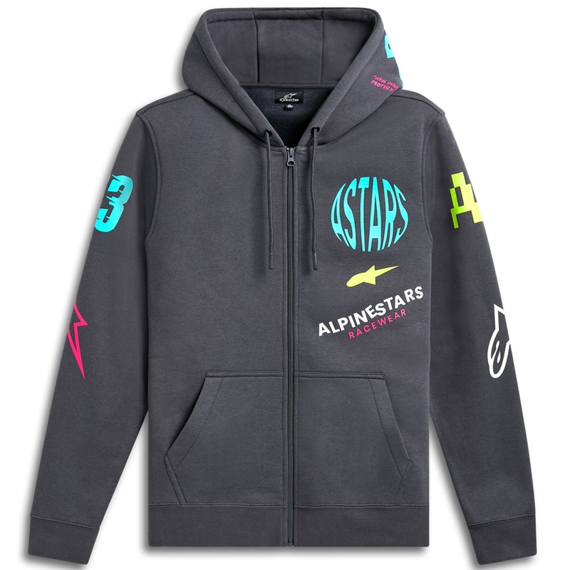 Felpa con cappuccio Alpinestars Varigate grigio scuro