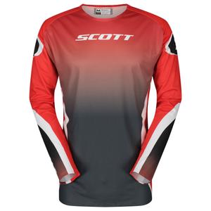 Maglia da motocross SCOTT Podium Pro rosso-nero