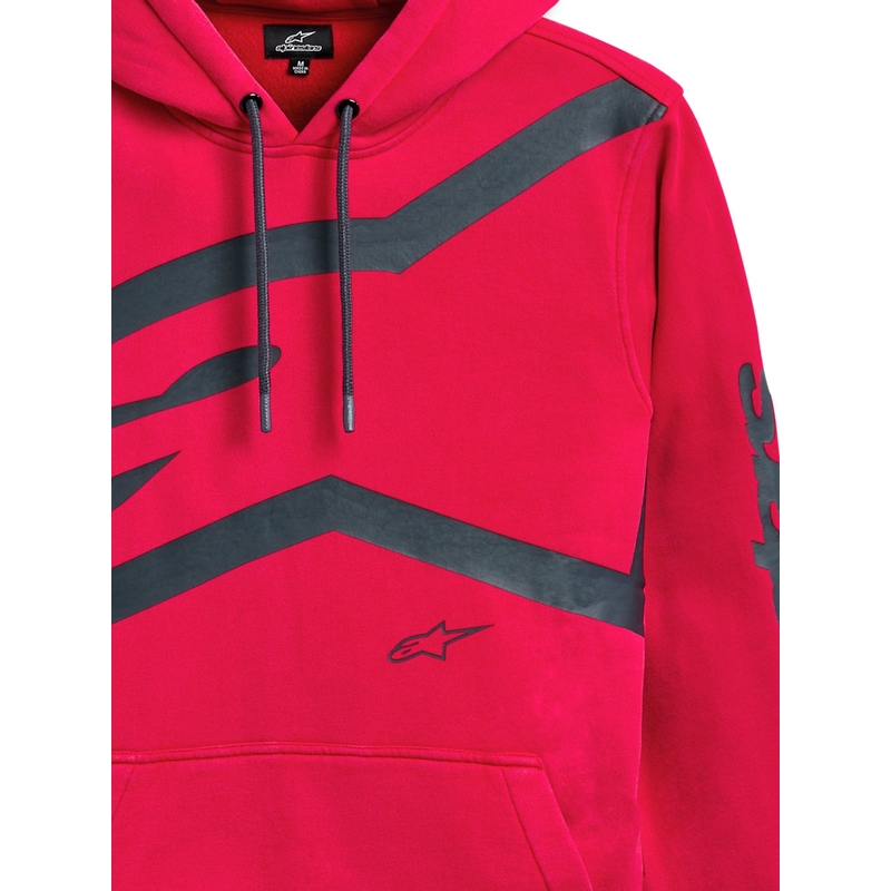 Felpa con cappuccio Alpinestars Unbound rossa