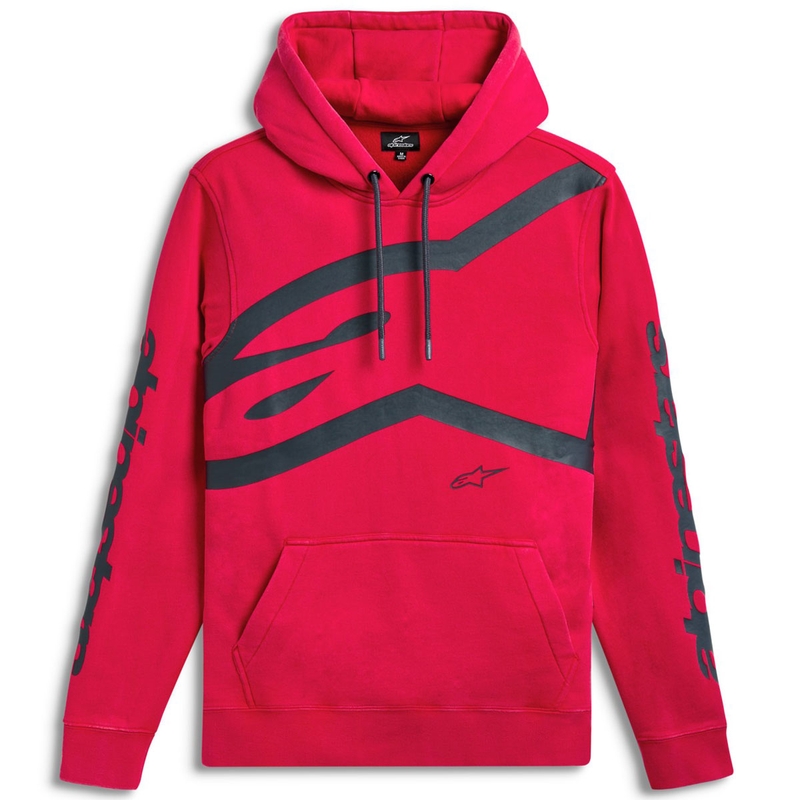 Felpa con cappuccio Alpinestars Unbound rossa