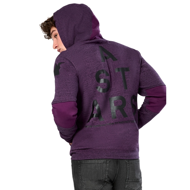 Felpa con cappuccio Alpinestars Perpetuate viola
