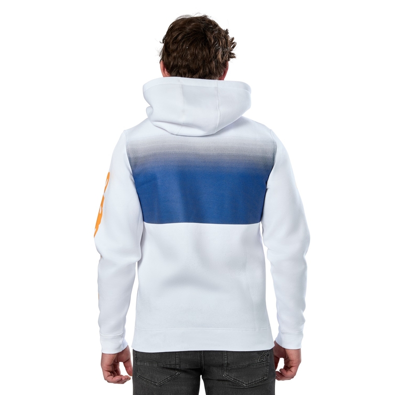 Felpa con cappuccio Alpinestars Specter bianca
