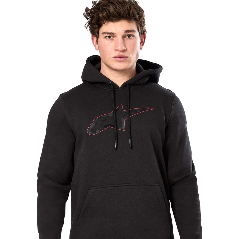 Felpa con cappuccio Alpinestars Insignia nera