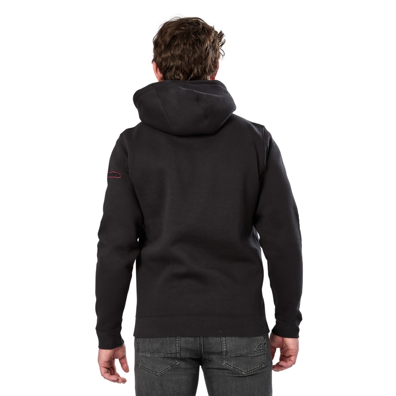 Felpa con cappuccio Alpinestars Insignia nera