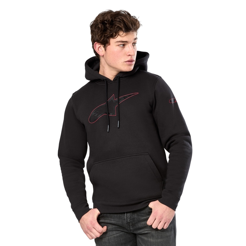 Felpa con cappuccio Alpinestars Insignia nera