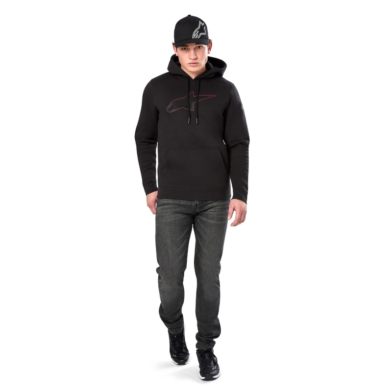 Felpa con cappuccio Alpinestars Insignia nera