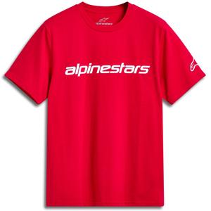 Alpinestars Linear Wordmark 2.0 CSF T-shirt rosso-bianco