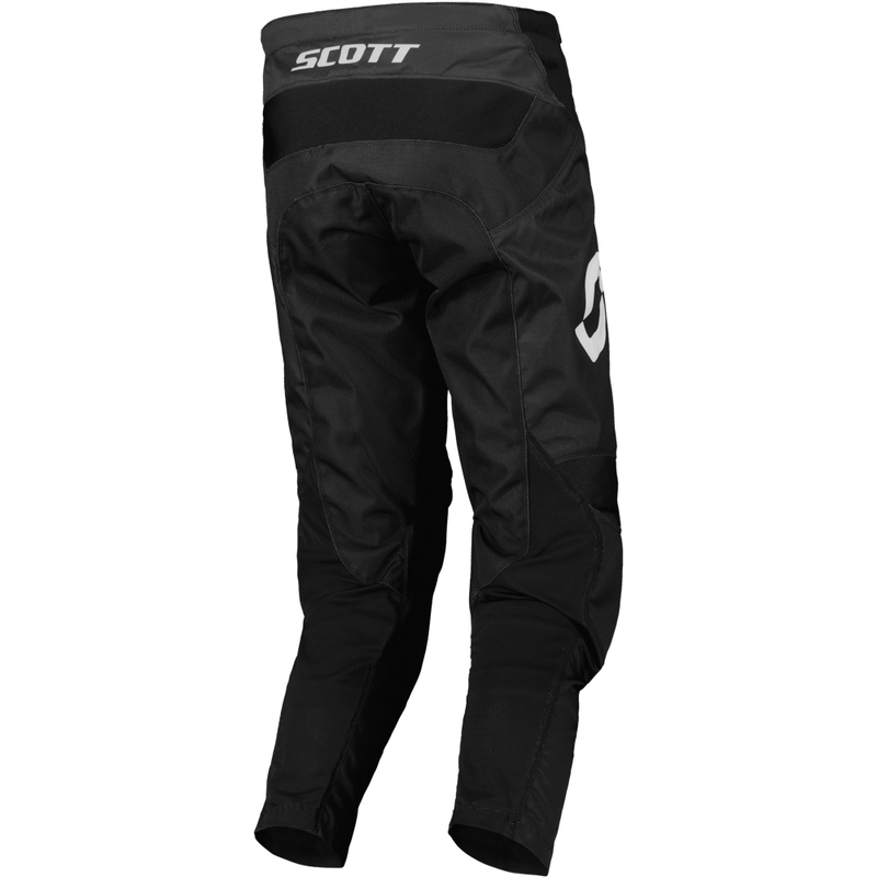 Pantaloni da motocross per bambini SCOTT EVO Track Swap neri-bianchi