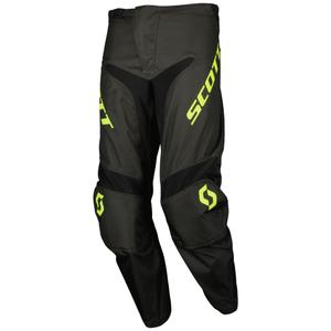 Pantaloni da motocross SCOTT Compete nero-giallo fluo