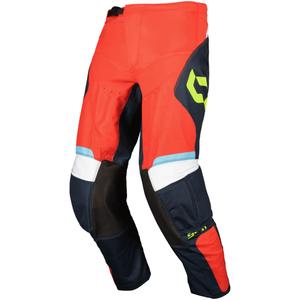 Pantaloni da motocross SCOTT EVO Race blu-rossi