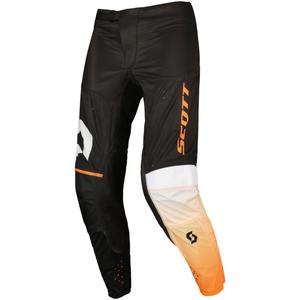 Pantaloni da motocross SCOTT Podium PRO nero-arancione