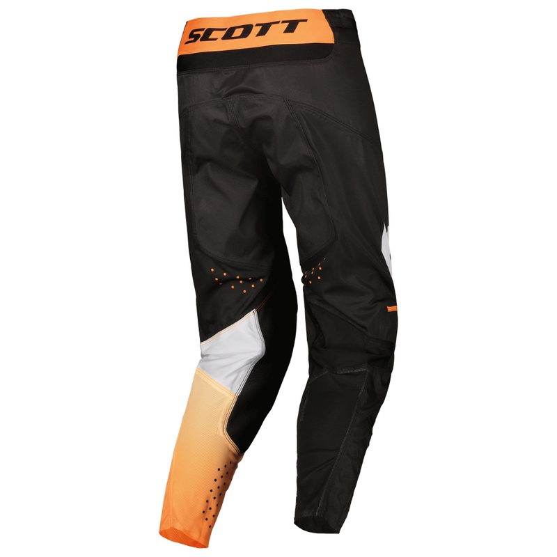 Pantaloni da motocross SCOTT Podium PRO nero-arancione