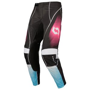 Pantaloni da motocross SCOTT Podium PRO blu-rosa