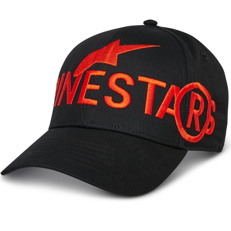 Cappellino Aplinestars Committed nero-rosso