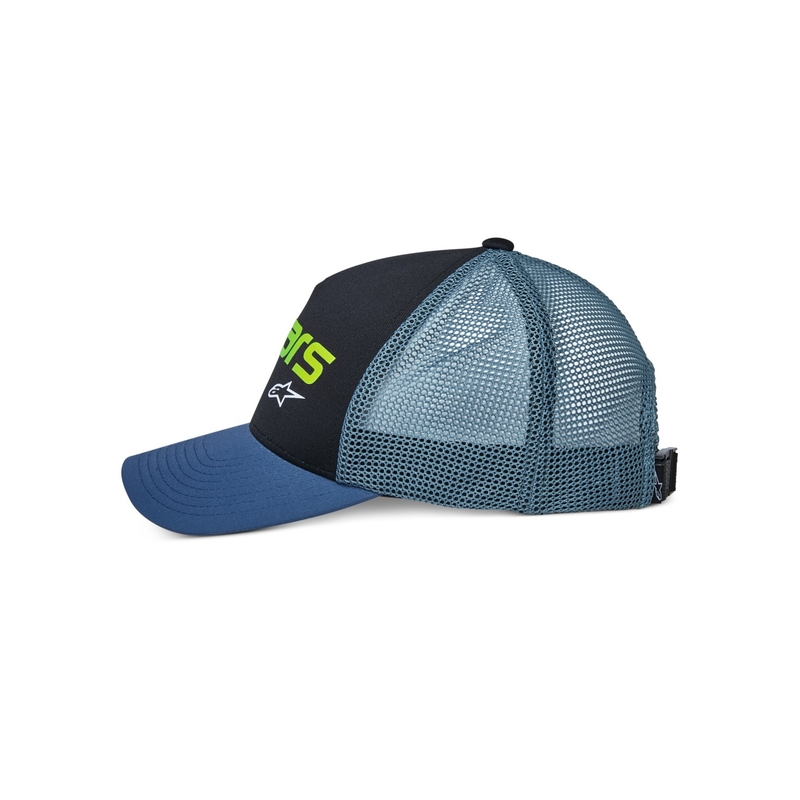 Cappello Alpinestars Vital Trucker nero-blu-verde